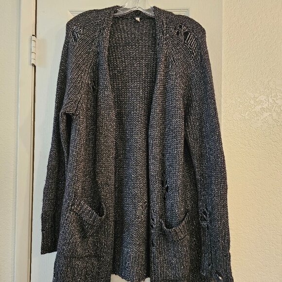 R13 Distressed Cardigan - Picture 1 of 8